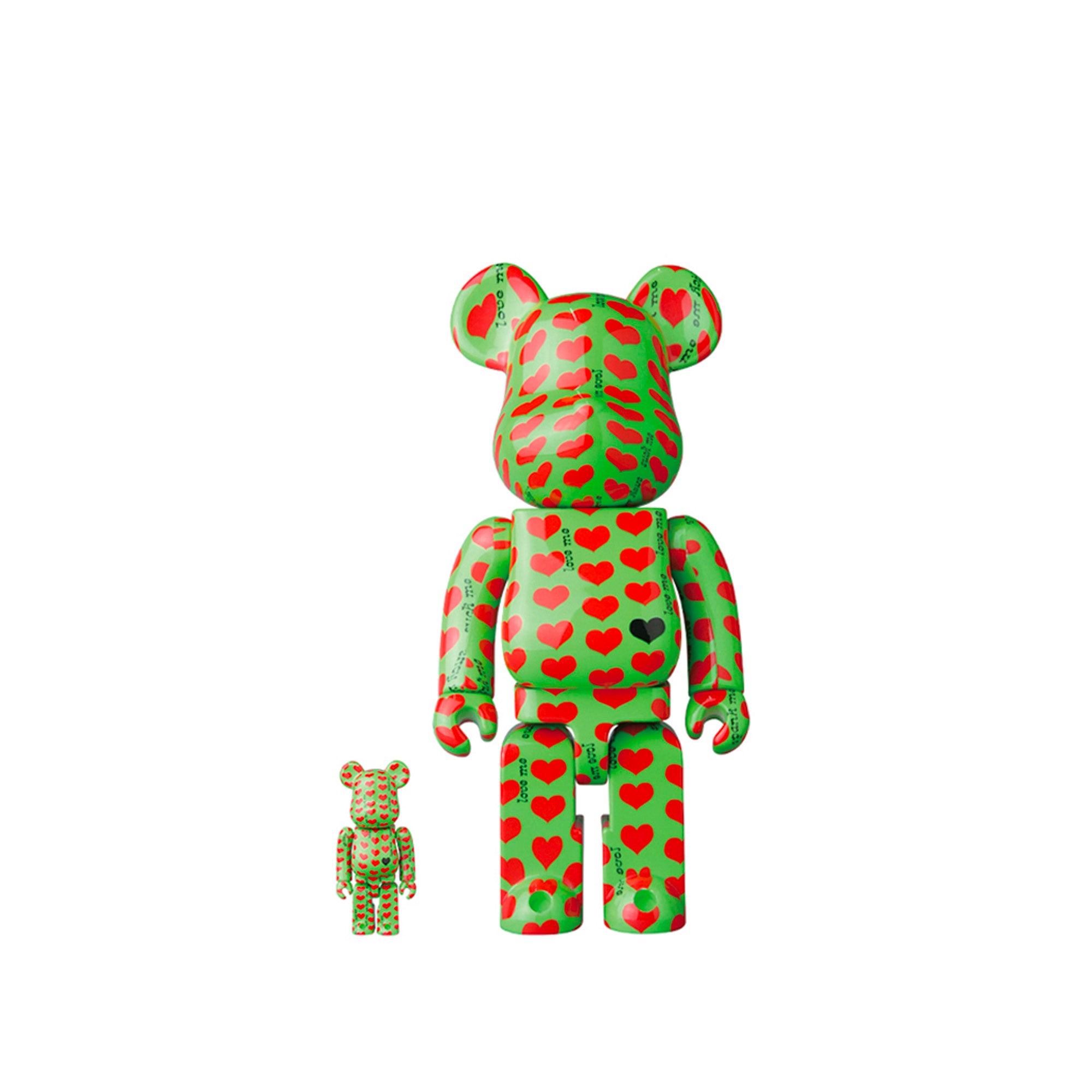 Medicom Green Heart Be@rbrick 100% 400% MED-GREENHEART400