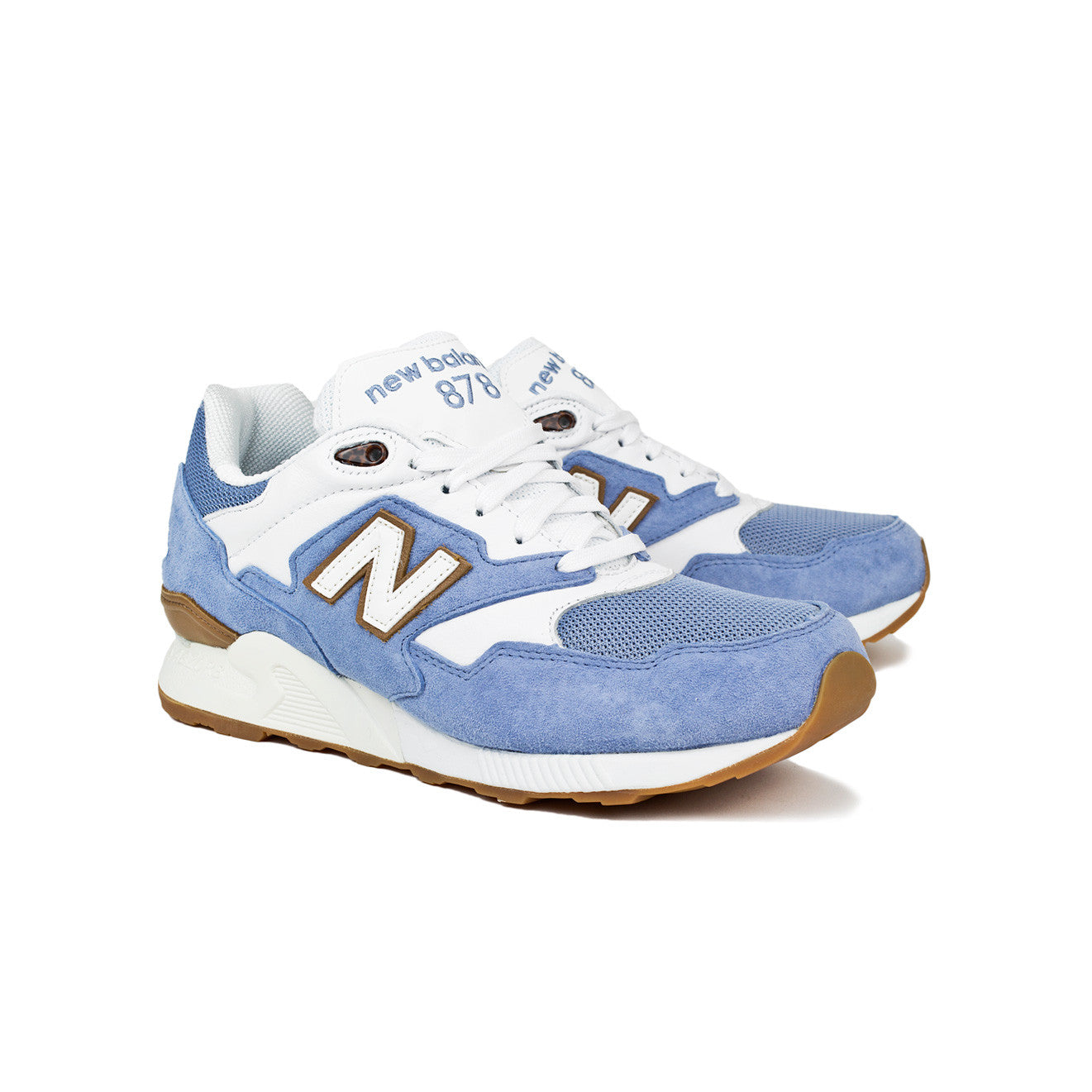 New Balance, ML878RMB, Blue, White, Tortise, Leather