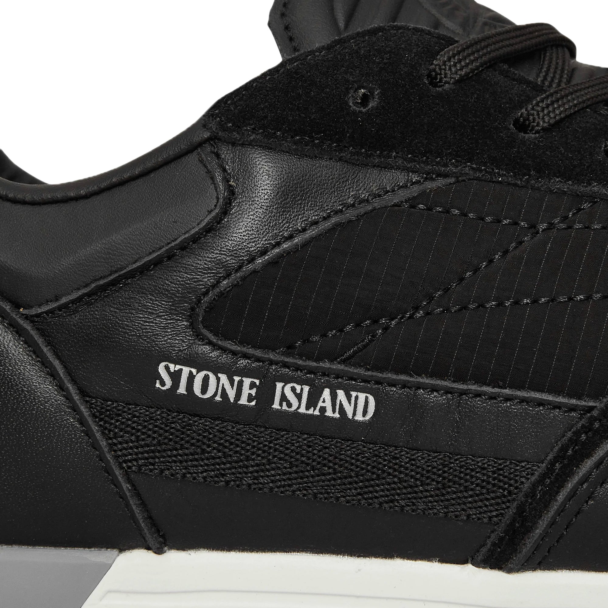 Stone Island Mens Football Black Shoes