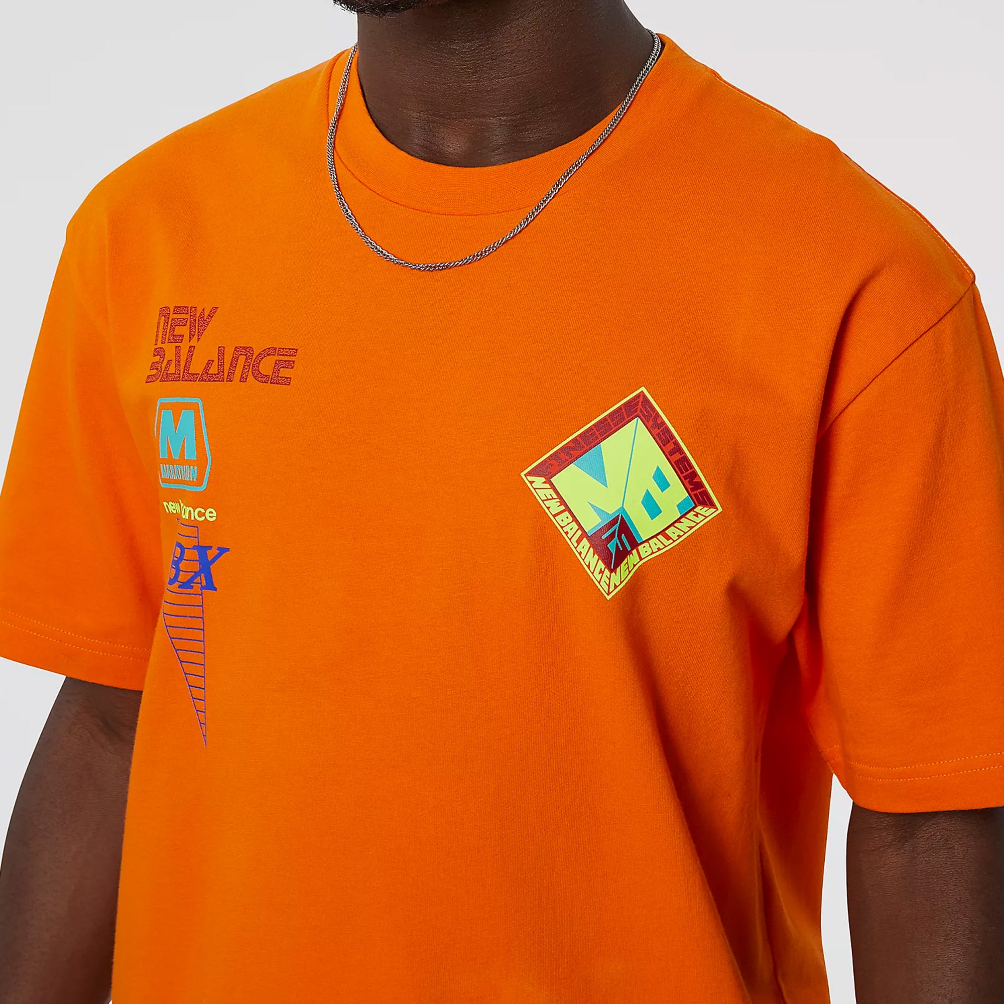 New Balance x Salehe Mens Yurt Tee 'Varsity Orange'