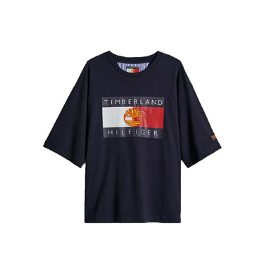 Tommy Hilfiger x Timberland Mens RM Flag SS T-Shirt 'Desert Sky'