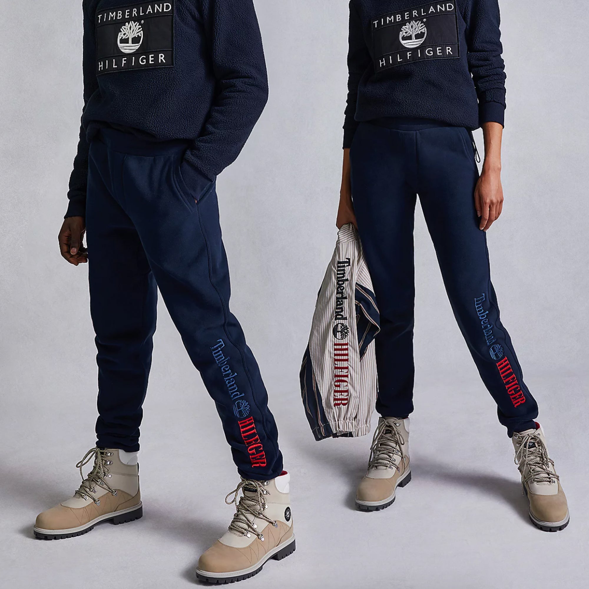 Tommy Hilfiger x Timberland Mens Ri Logo Sweatpants 'Desert Sky'