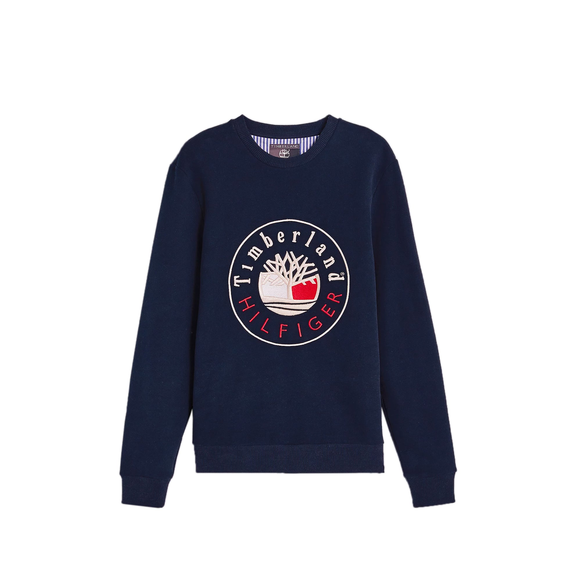 Tommy Hilfiger x Timberland Mens RI Logo Crew 'Desert Sky'