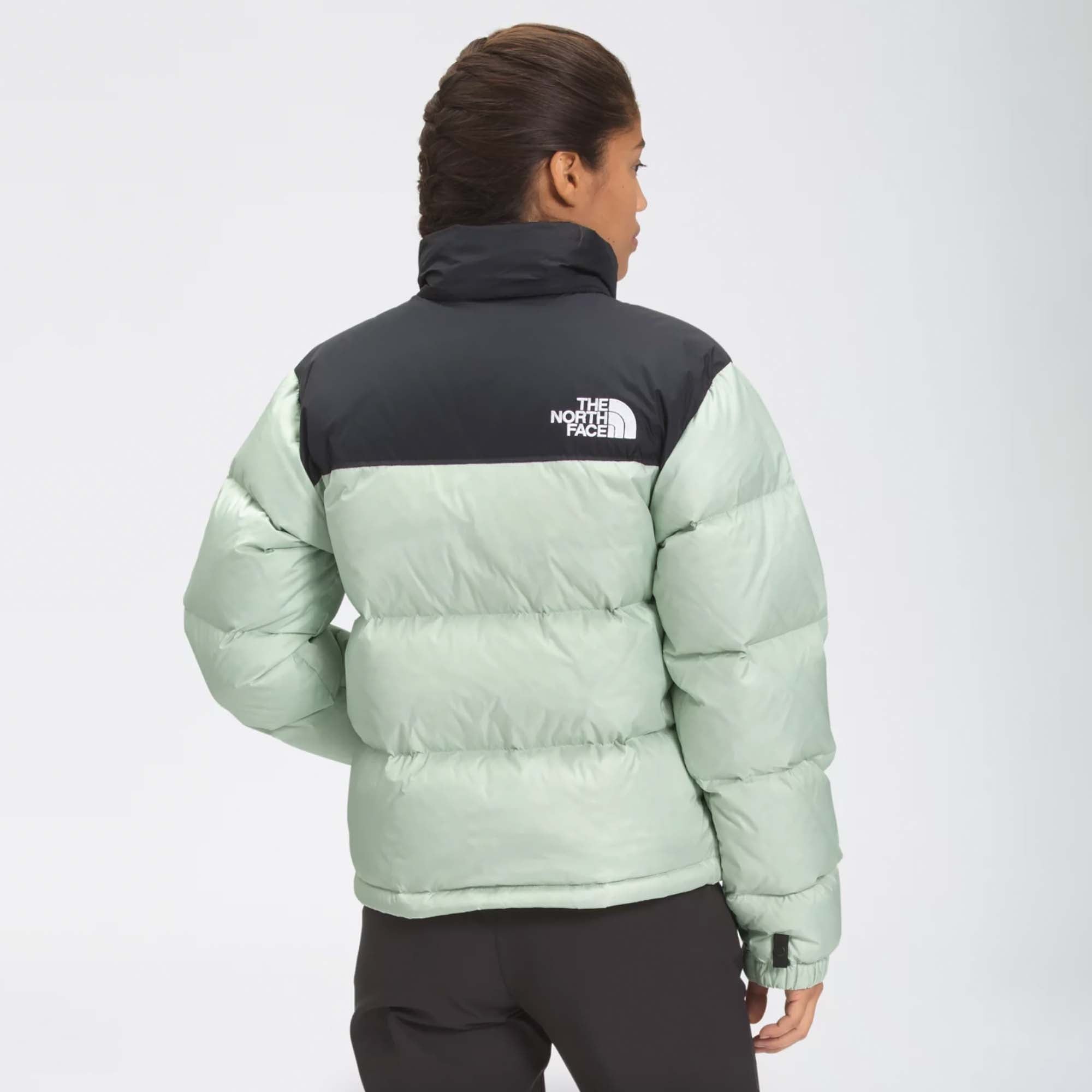 The North Face Womens 'Green Mist' 1996 Retro Nuptse Jacket