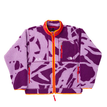 The North Face XX Kaws Freeride Fleece Jacket 'Purple Dragline Print'
