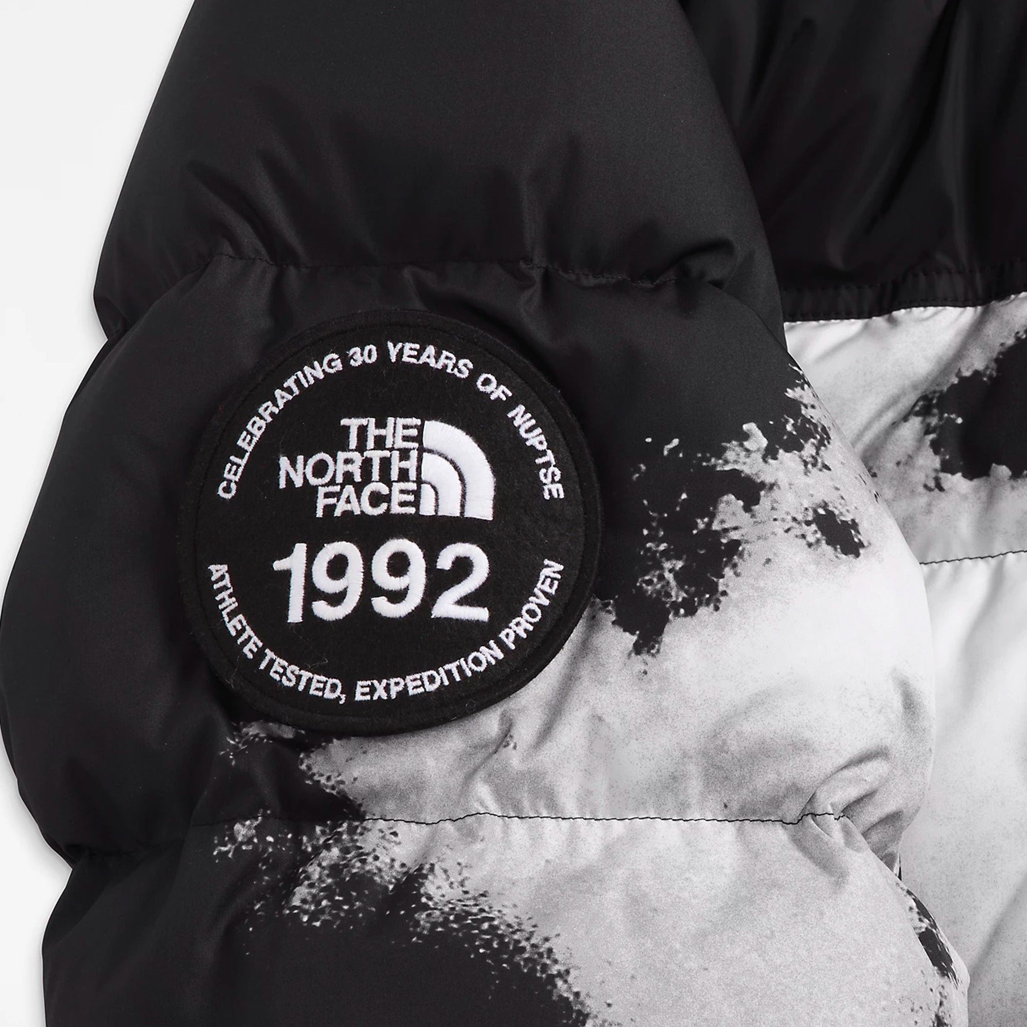 The North Face Mens Print 92 Retro Anniversary Nuptse Jacket - S