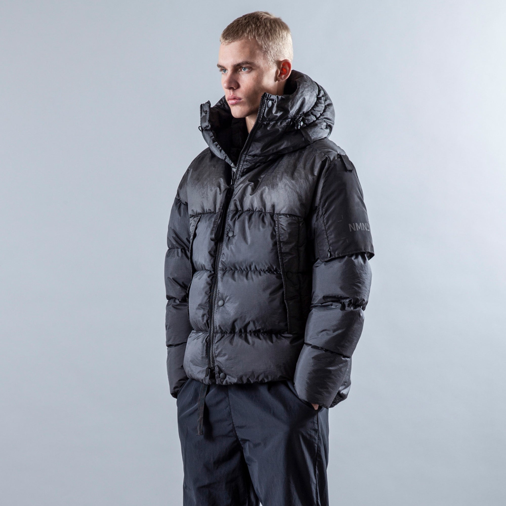 Nemen Grey Darko Down Jacket, $1,650 | SSENSE