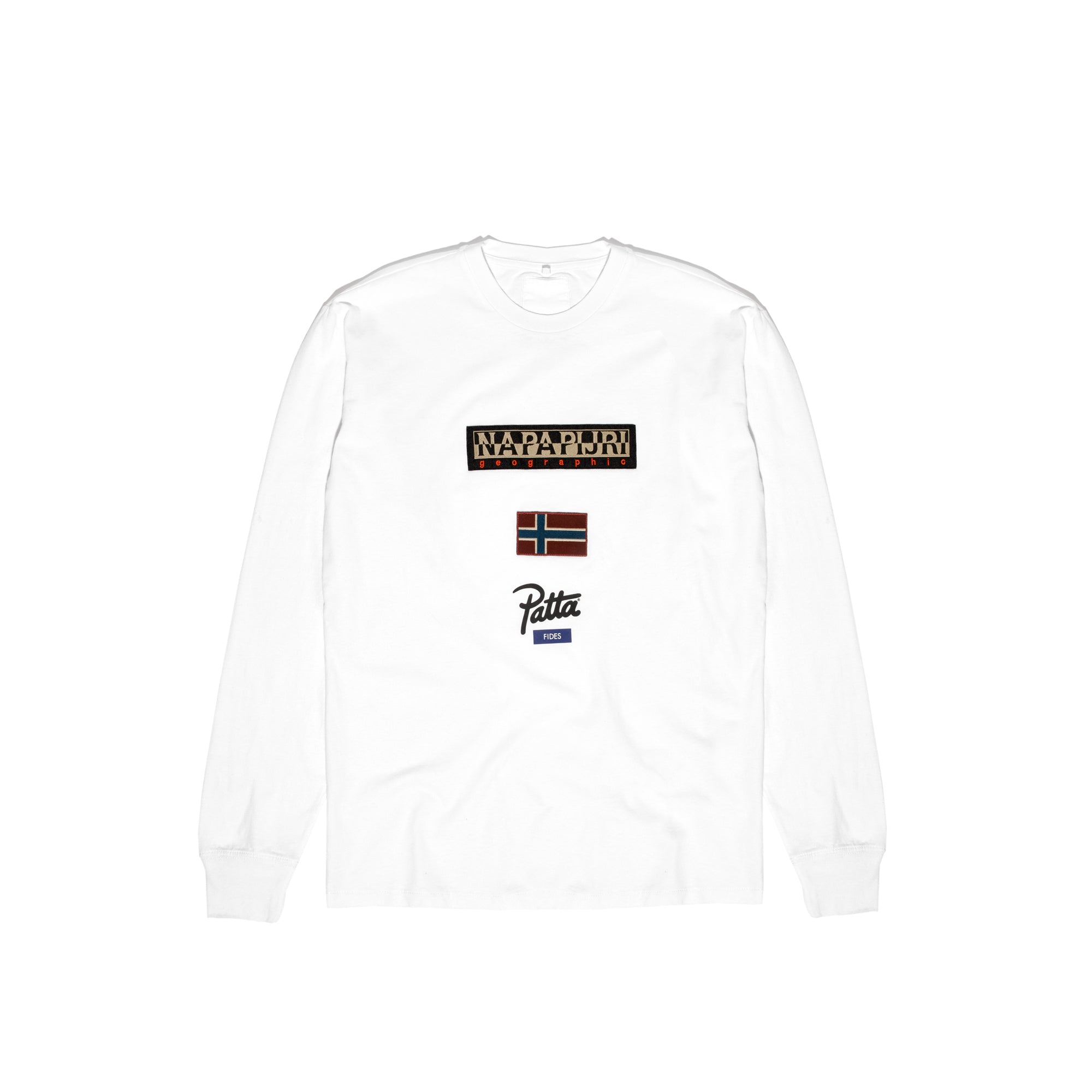 Napa x Patta S-Patta Long Sleeve 'Bright White'