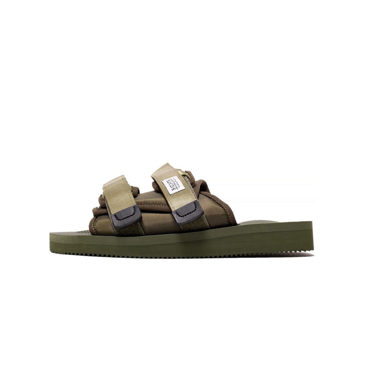 Suicoke Moto Cab Green, Yellow, Tan, & Brown Slip On Sandal Slipper Size: 8 Suicoke Moto-Cab Sandal | Uncrate Supply main image 2