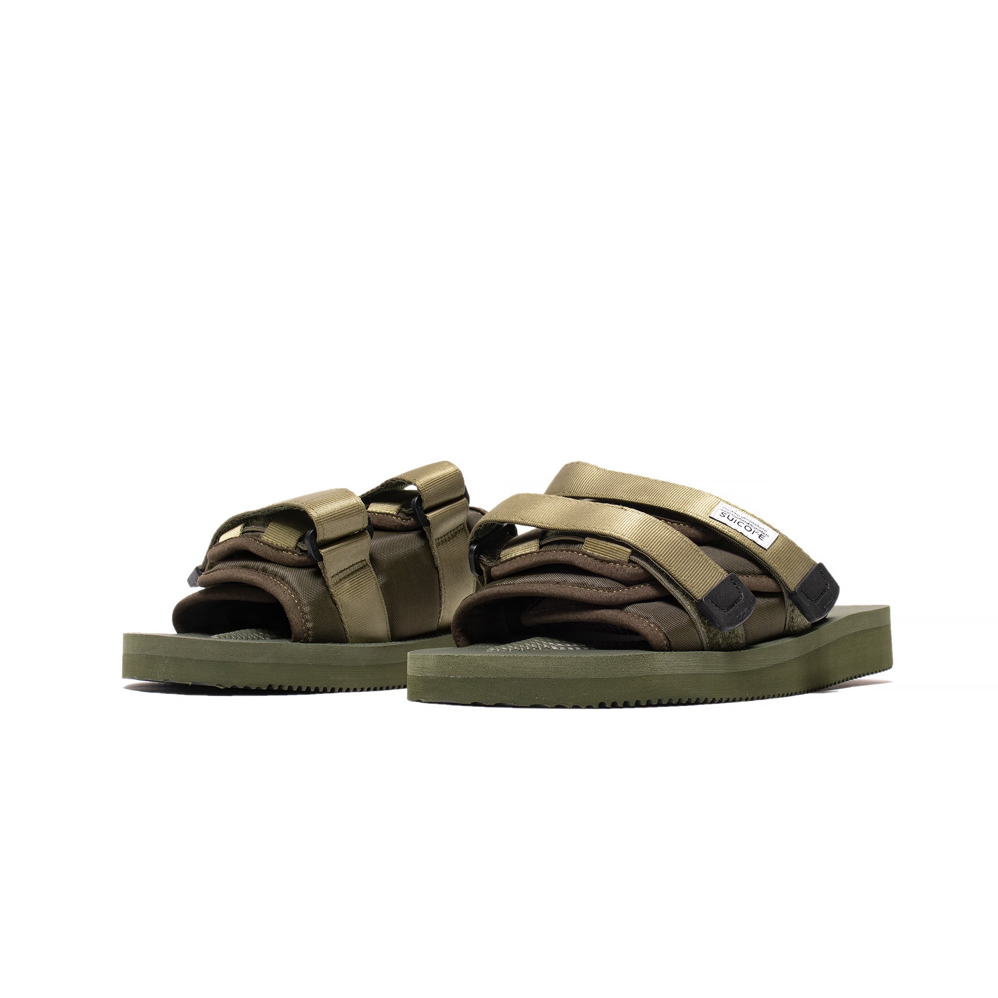 Suicoke Mens Moto-Cab 'Olive' Sandals