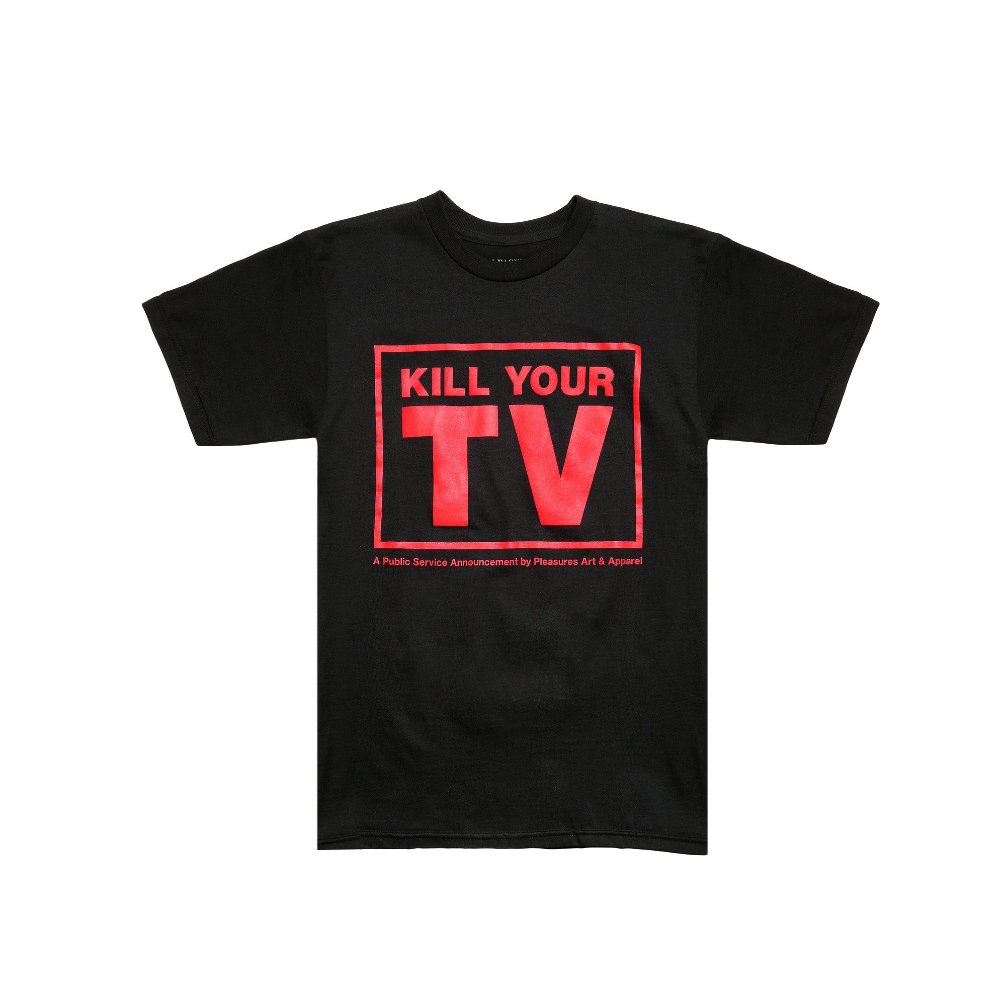 Pleasures "TV" Tee- Black