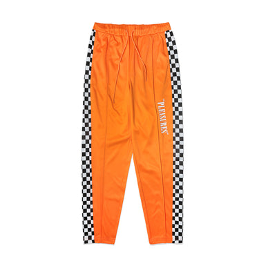 Pleasures Checkered Track Pant Orange