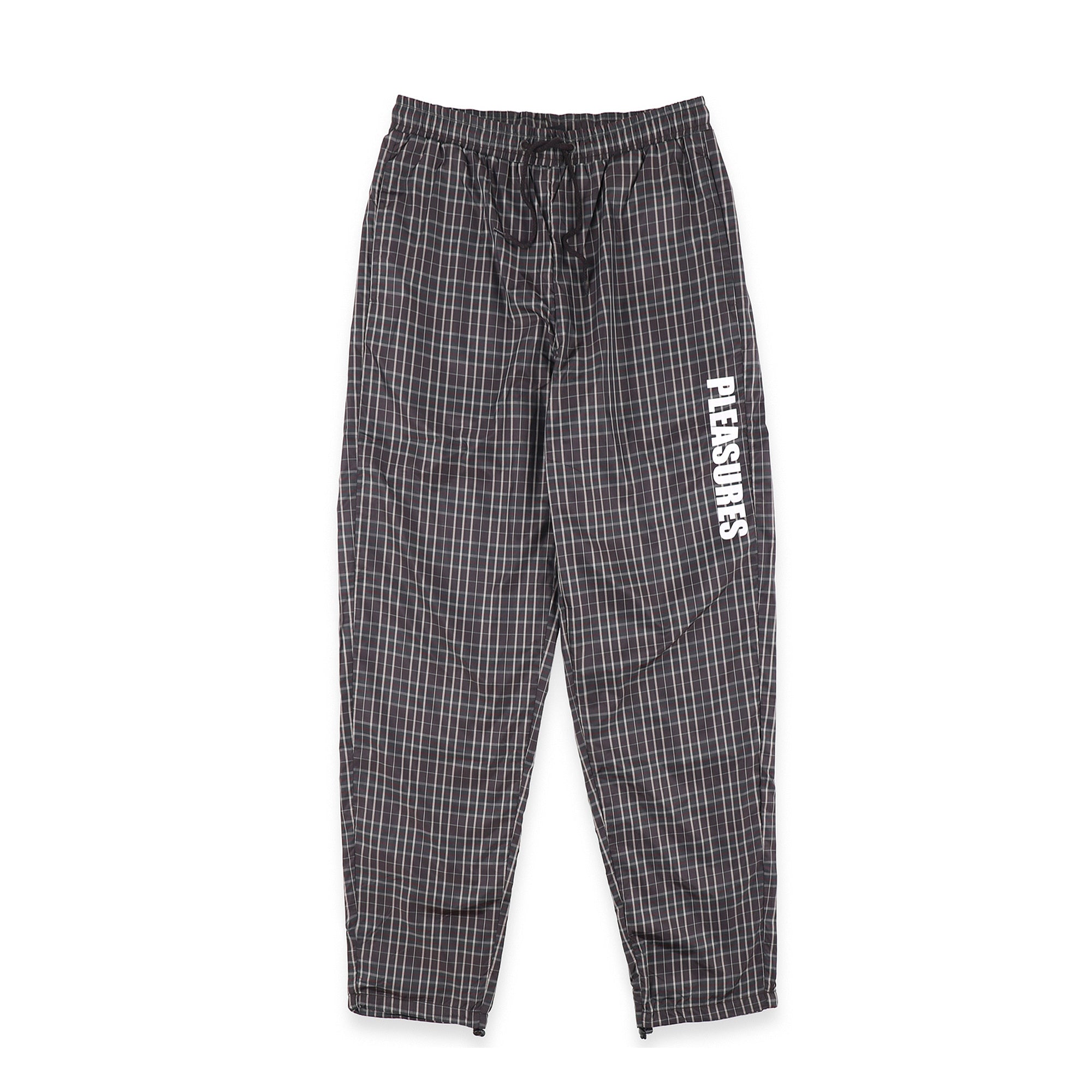 Pleasures Poly Plaid Track Pants [P18F104009]