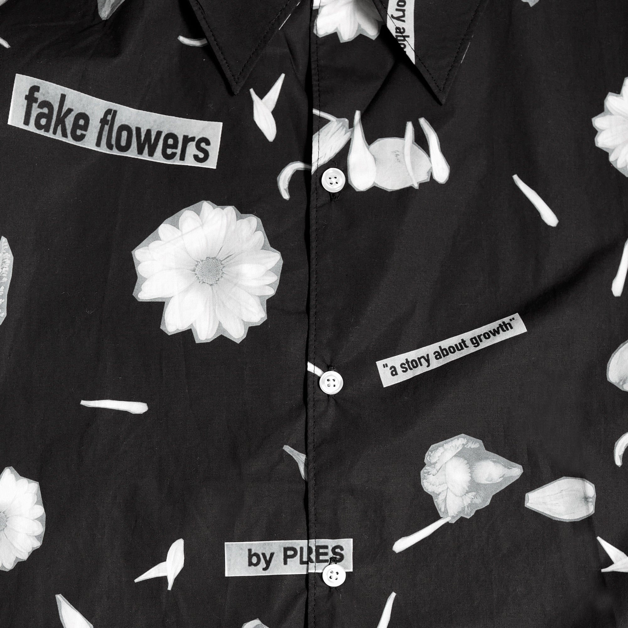 Pleasures Fake Flowers Camp Shirt [P18S109005]