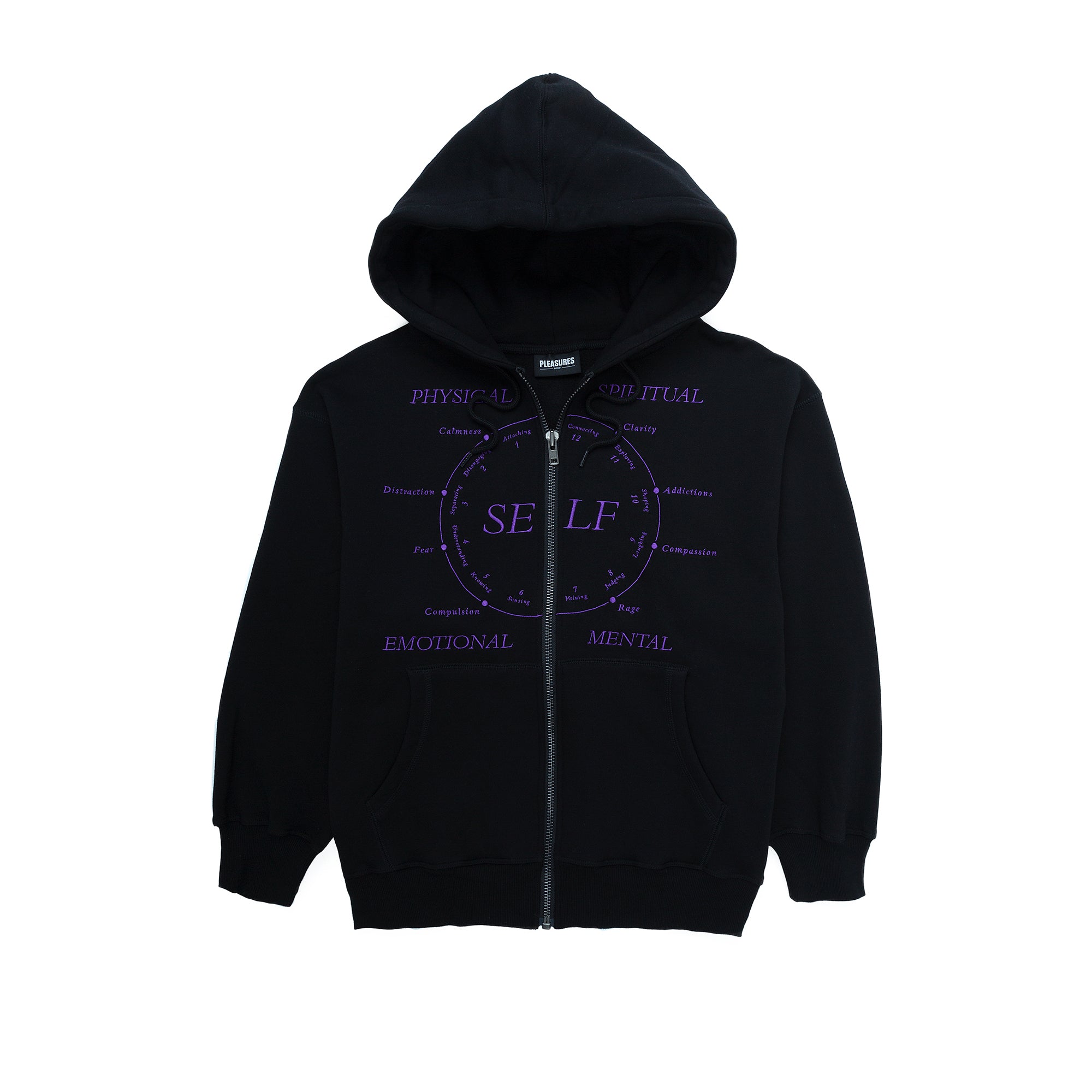 Pleasures Mens Clarity Zip Hoodie