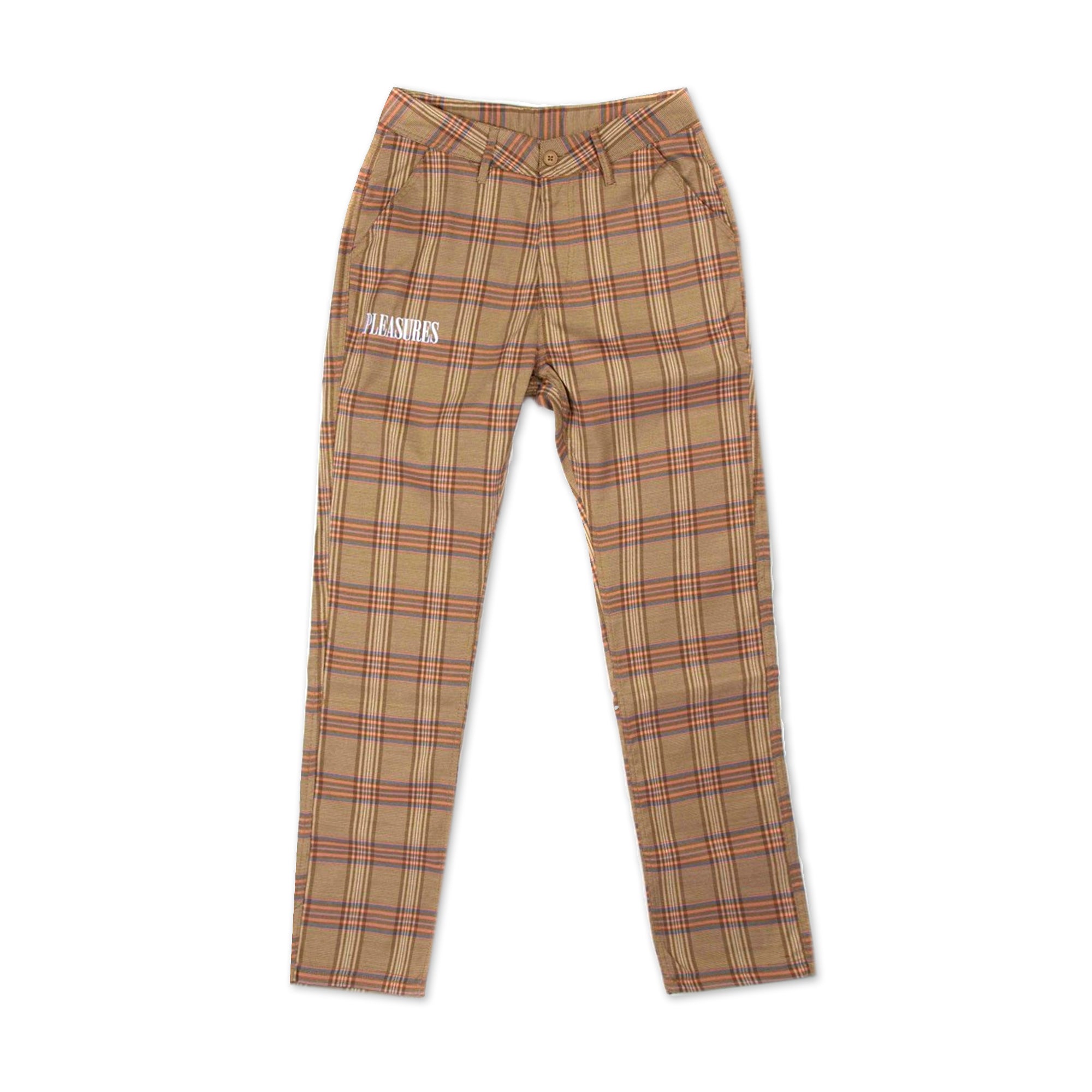 Pleasures Mens Orchestra Plaid Pants