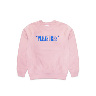 Pleasures Mens Balance Embroidered Crew Sweatshirt