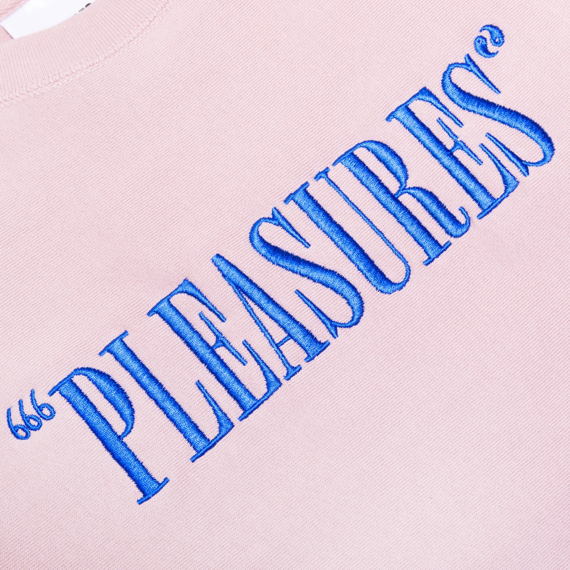 Pleasures Mens Balance Embroidered Crew Sweatshirt