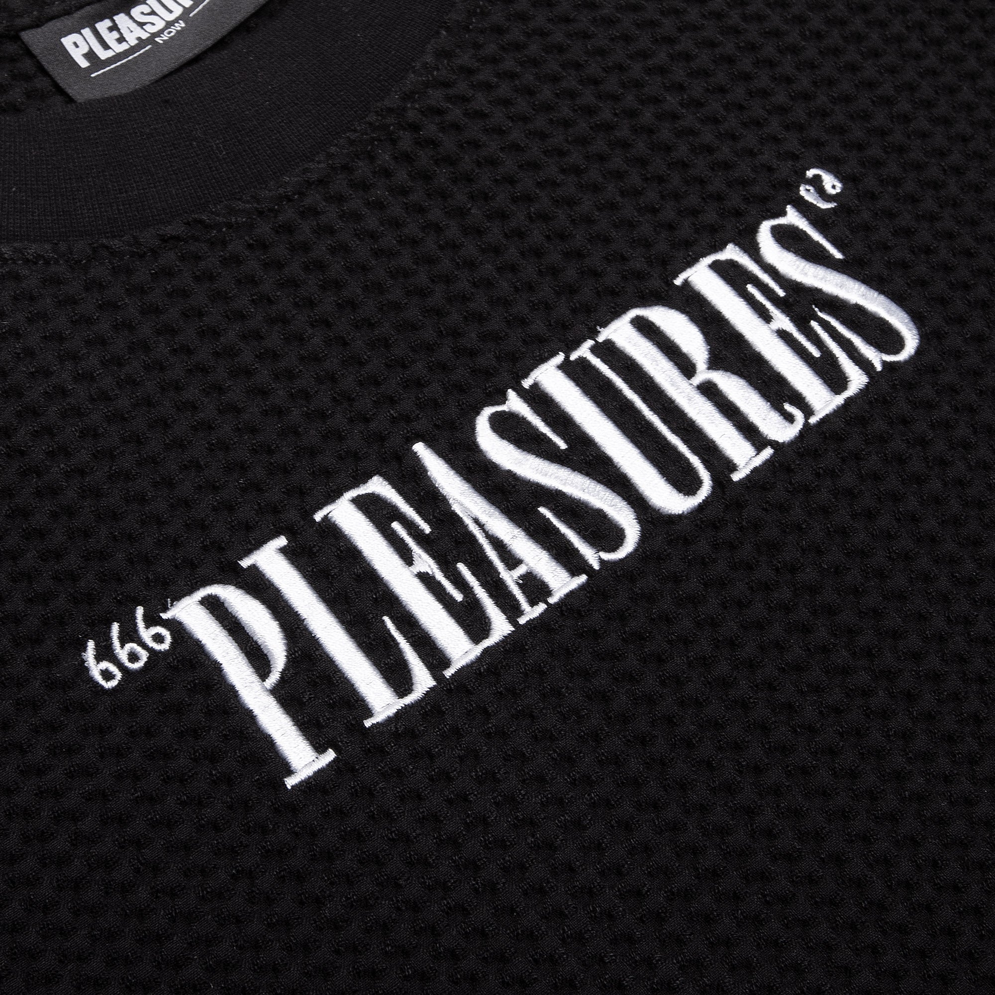 Pleasures Mens Visions Waffle Knit Tee