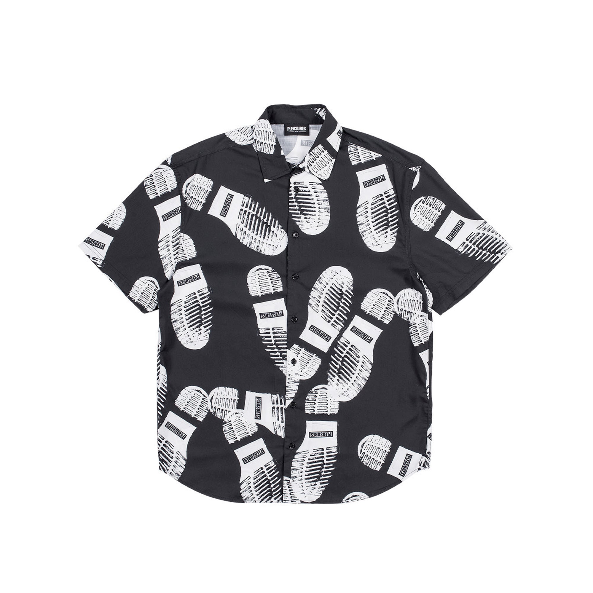 PLEASURES IMPRINT SS WOVEN SHIRT