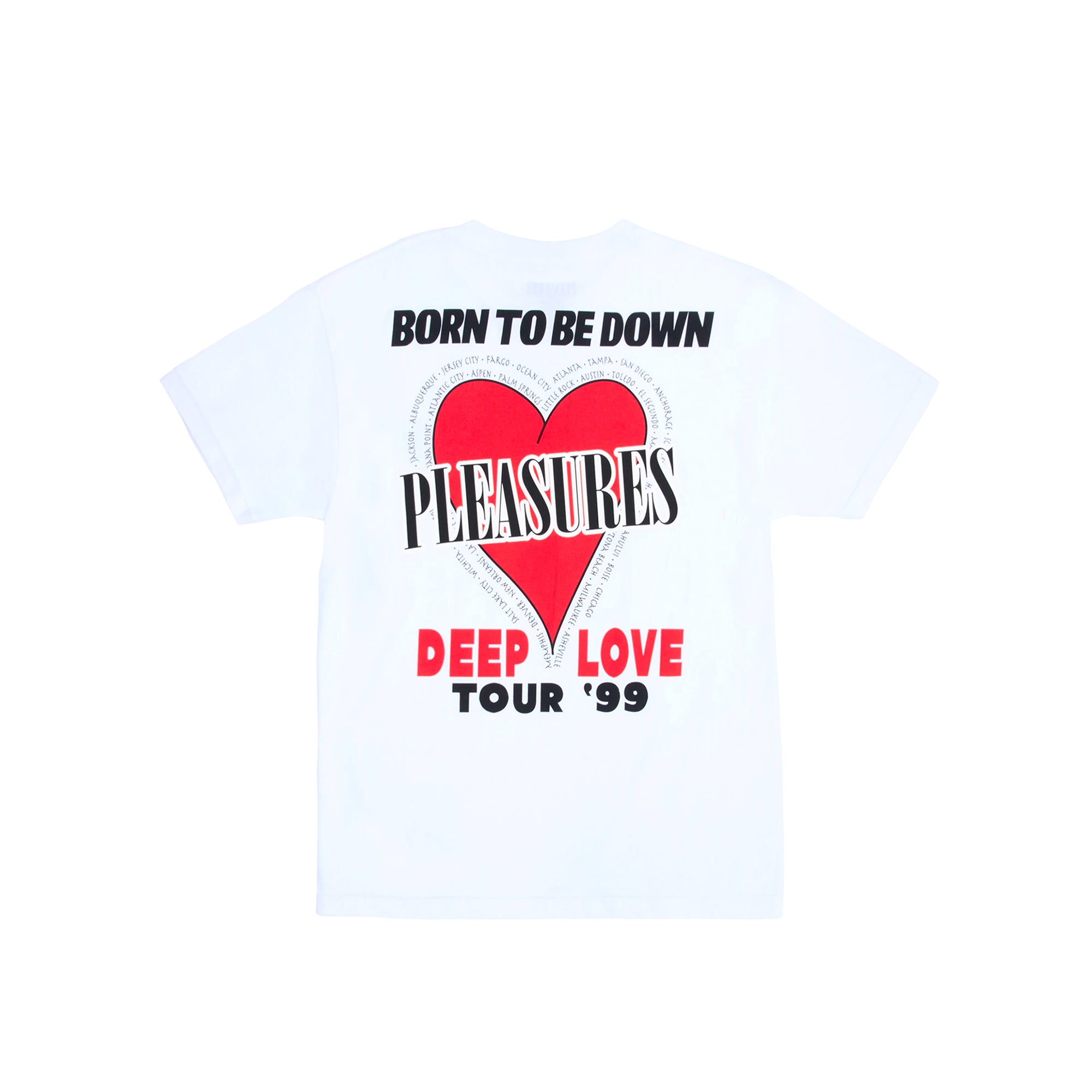 Pleasures Men Deep Love White T-Shirt