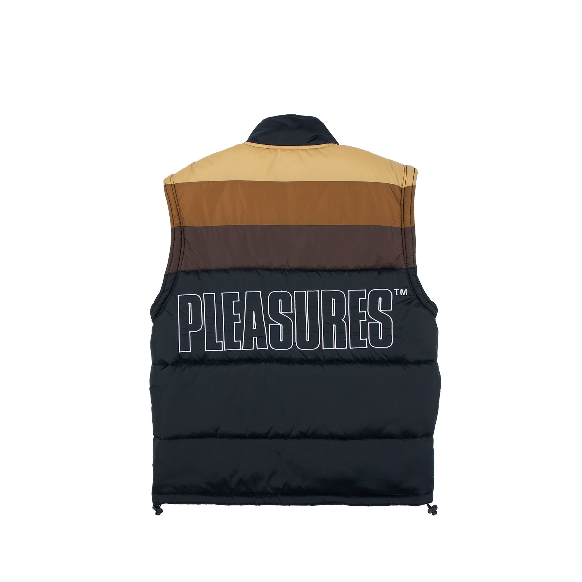 Pleasures Mens Call Me Convertible Puffer Jacket 'Black'