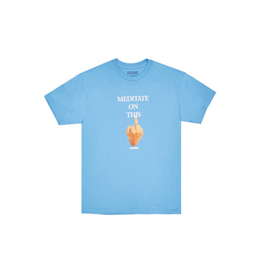 Pleasures Mens Message T-shirt 'Carolina blue'