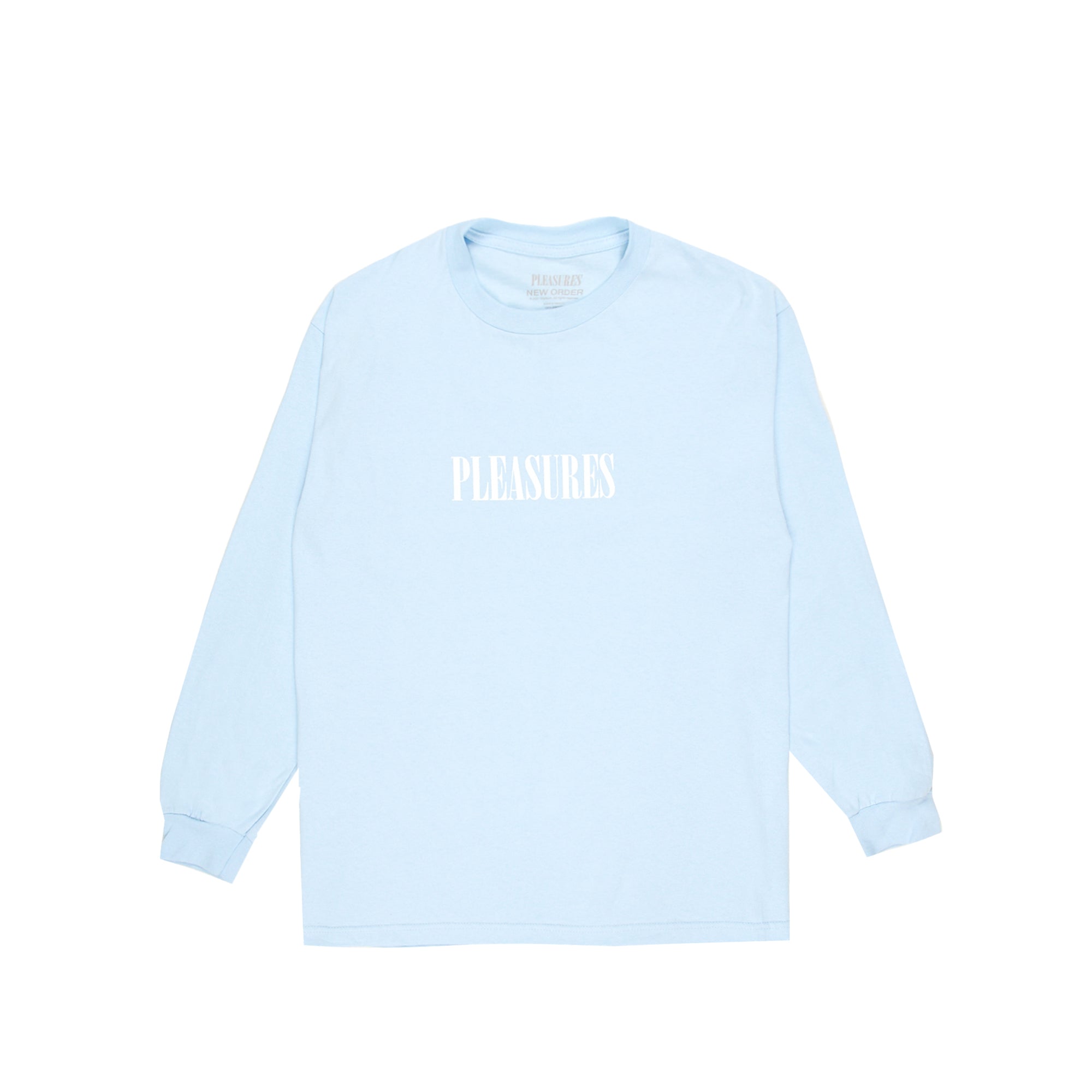 Pleasures Mens Technique Long Sleeve T-shirt 'Powder blue'