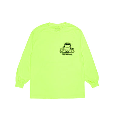 Pleasures Mens Factory Long Sleeve T-Shirt 'Safety Green'