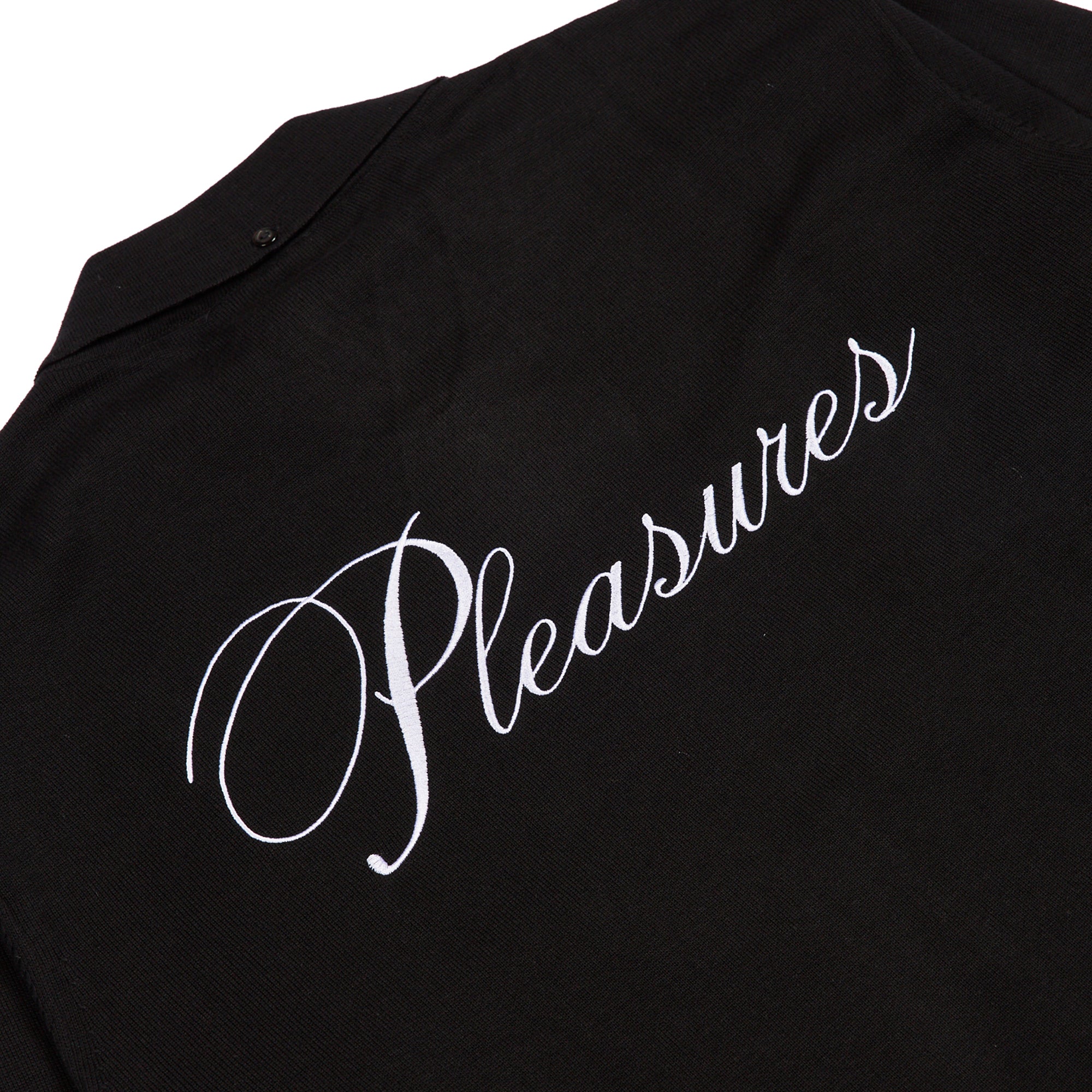 Pleasures x Playboy Mens Club Woven Cardigan Sweater 'Black'