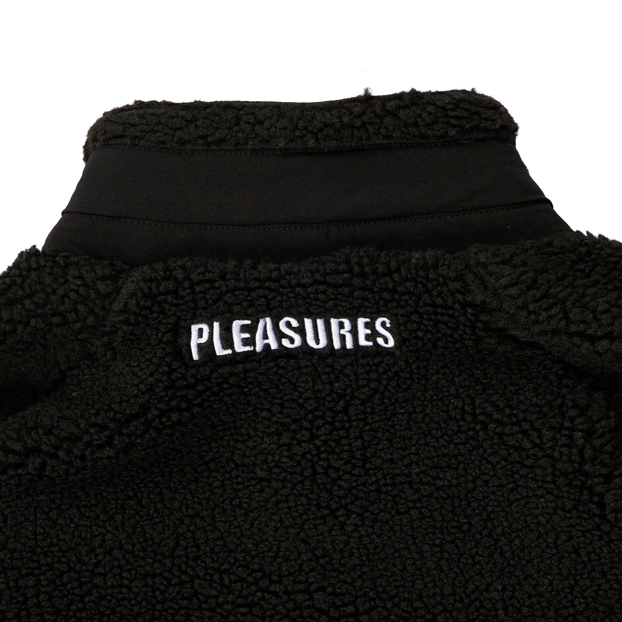 Pleasures x Playboy Mens Bunny Sherpa Zip Up Jacket 'Black'