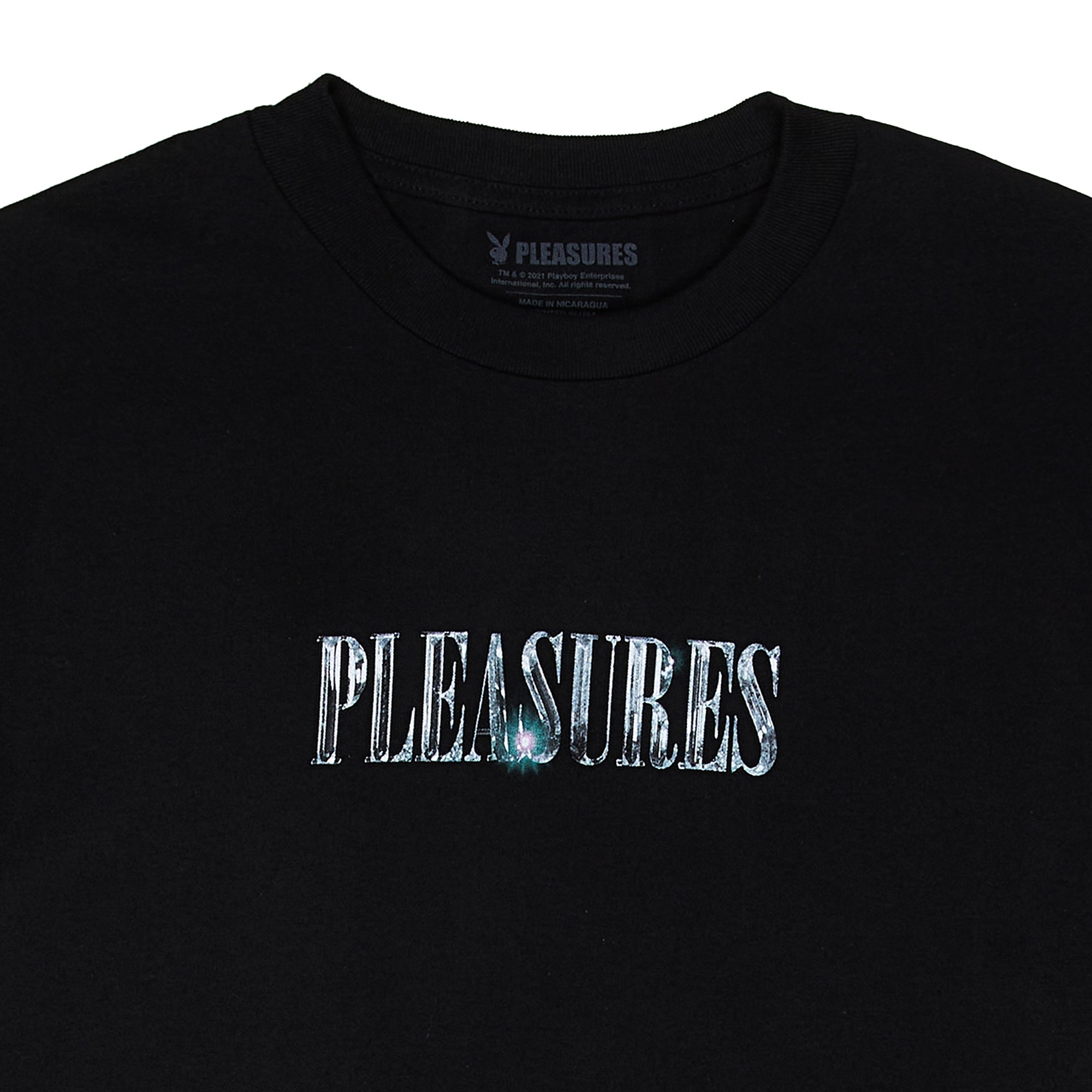 Pleasures x Playboy Mens Icy T-Shirt 'Black'