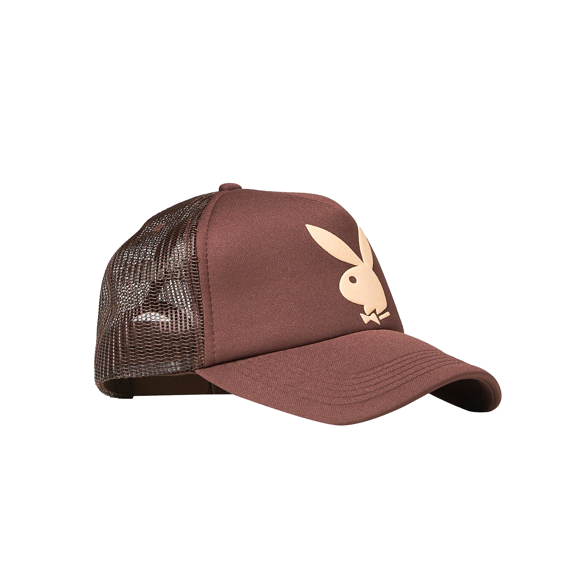 Pleasures x Playboy Mens Bunny Trucker Hat 'Brown'