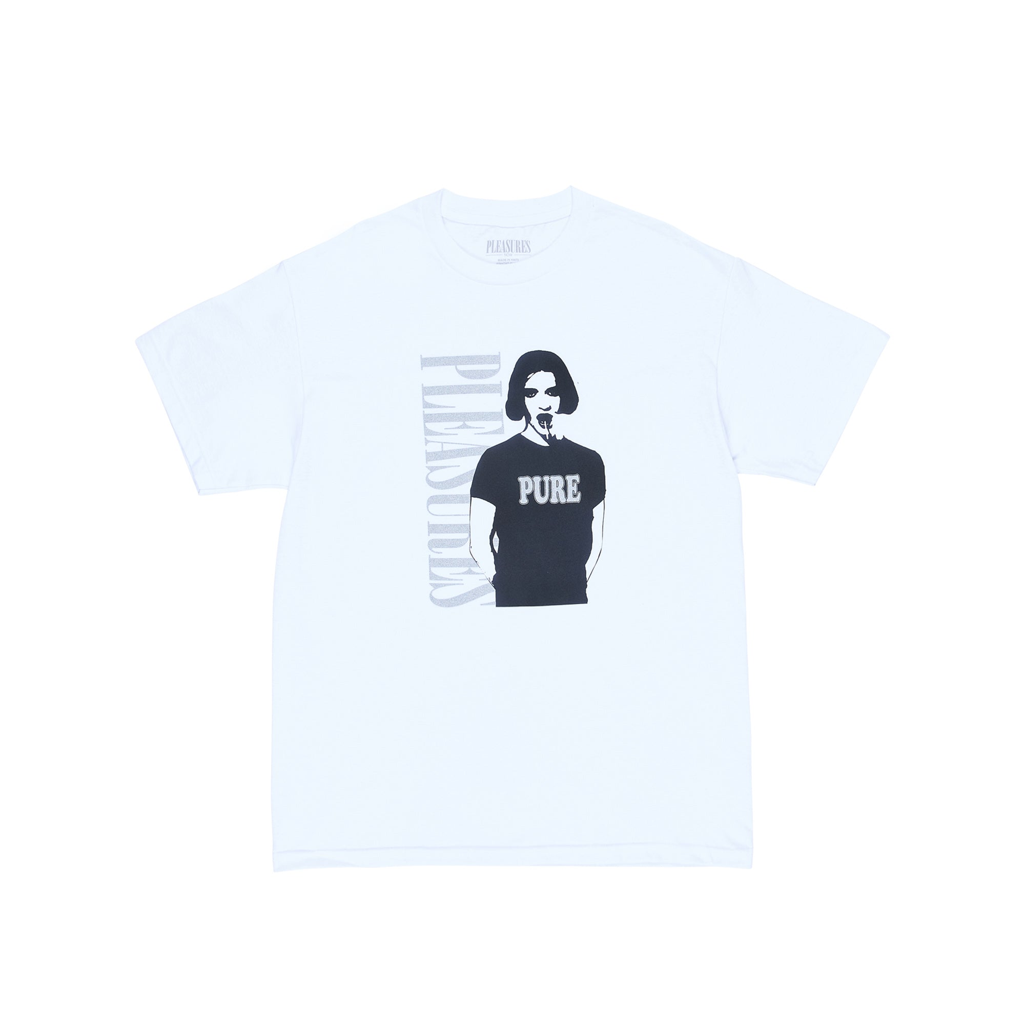 Pleasures Mens 'White' Pure T-Shirt