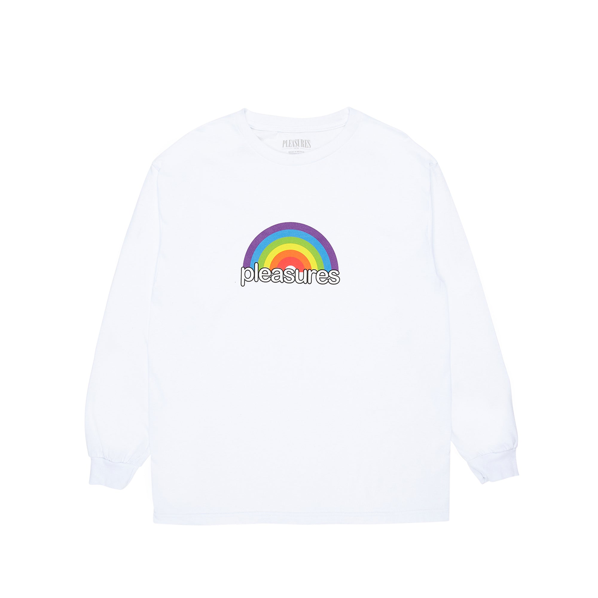 Pleasures Mens Good Time Long Sleeve T-Shirt 'White'