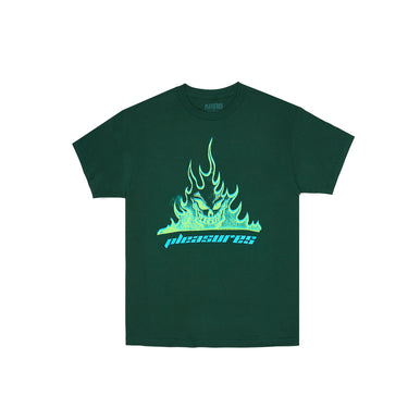 Pleasures Mens Flameboy T-Shirt 'Forest Green'