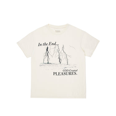 Pleasures Mens End Times Pigment Dye T-Shirt 'Washed Natural'