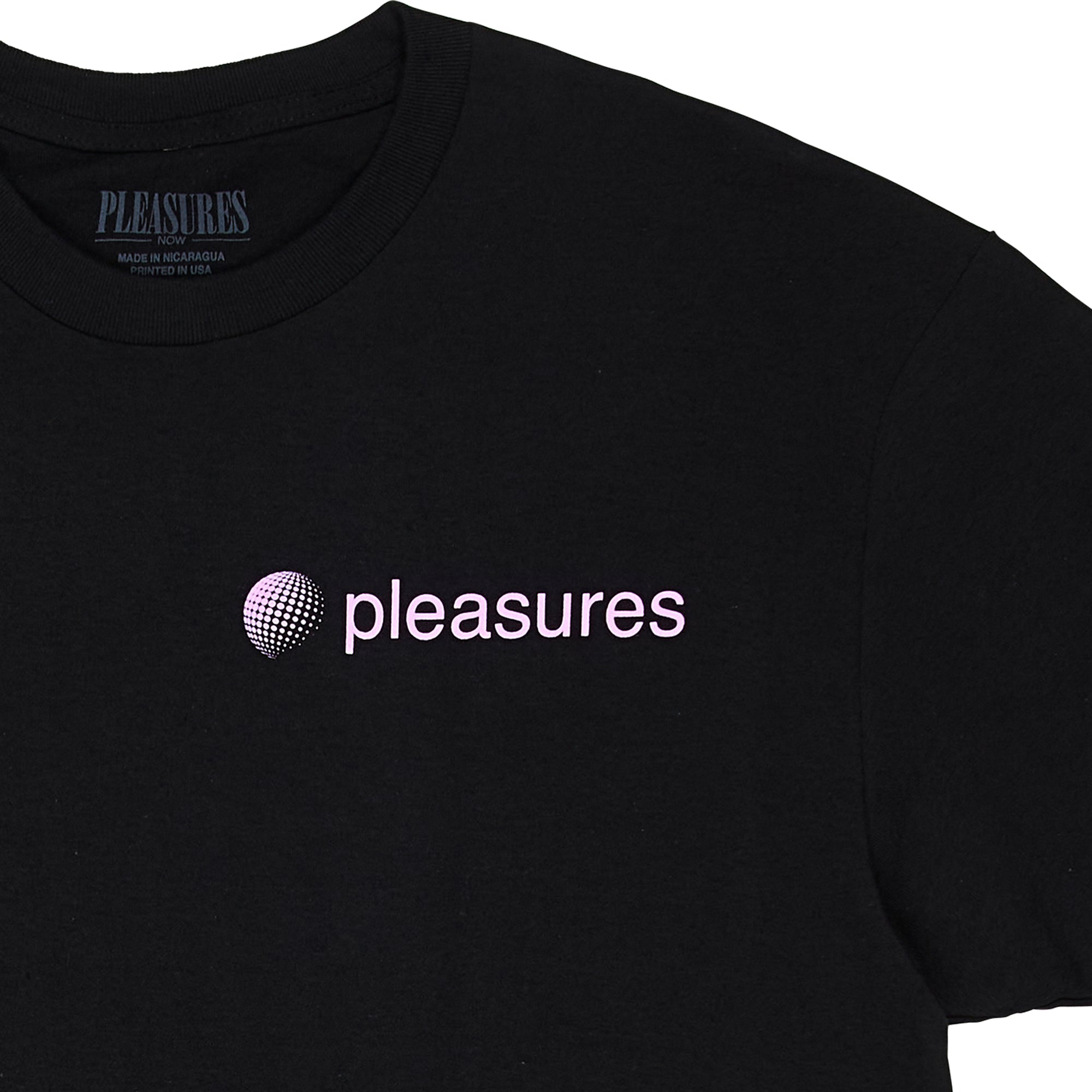 Pleasures Mens Communication T-Shirt 'Black'