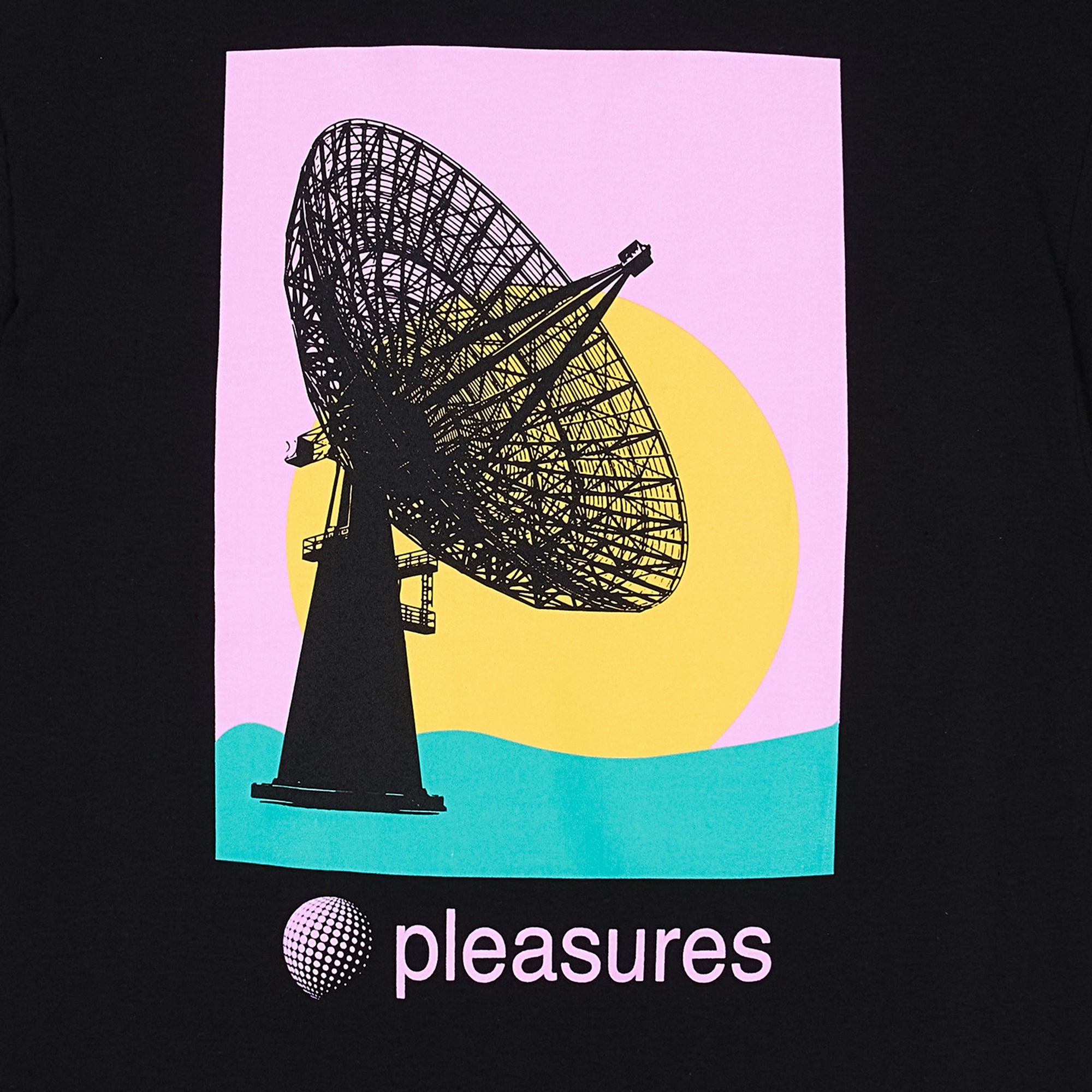 Pleasures Mens Communication T-Shirt 'Black'