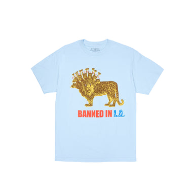 Pleasures Mens Banned T-Shirt 'Powder Blue''