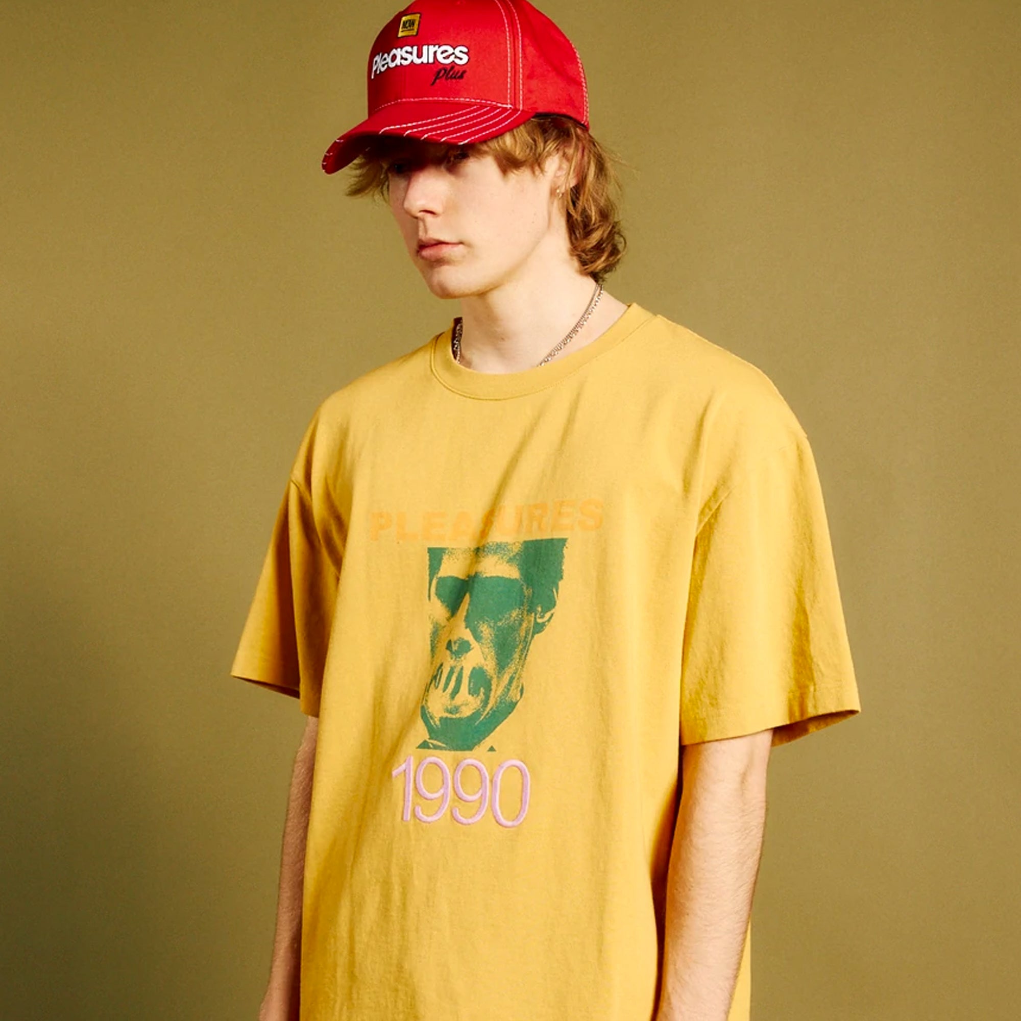 Pleasures Mens Cheers Heavyweight Shirt 'Yellow'