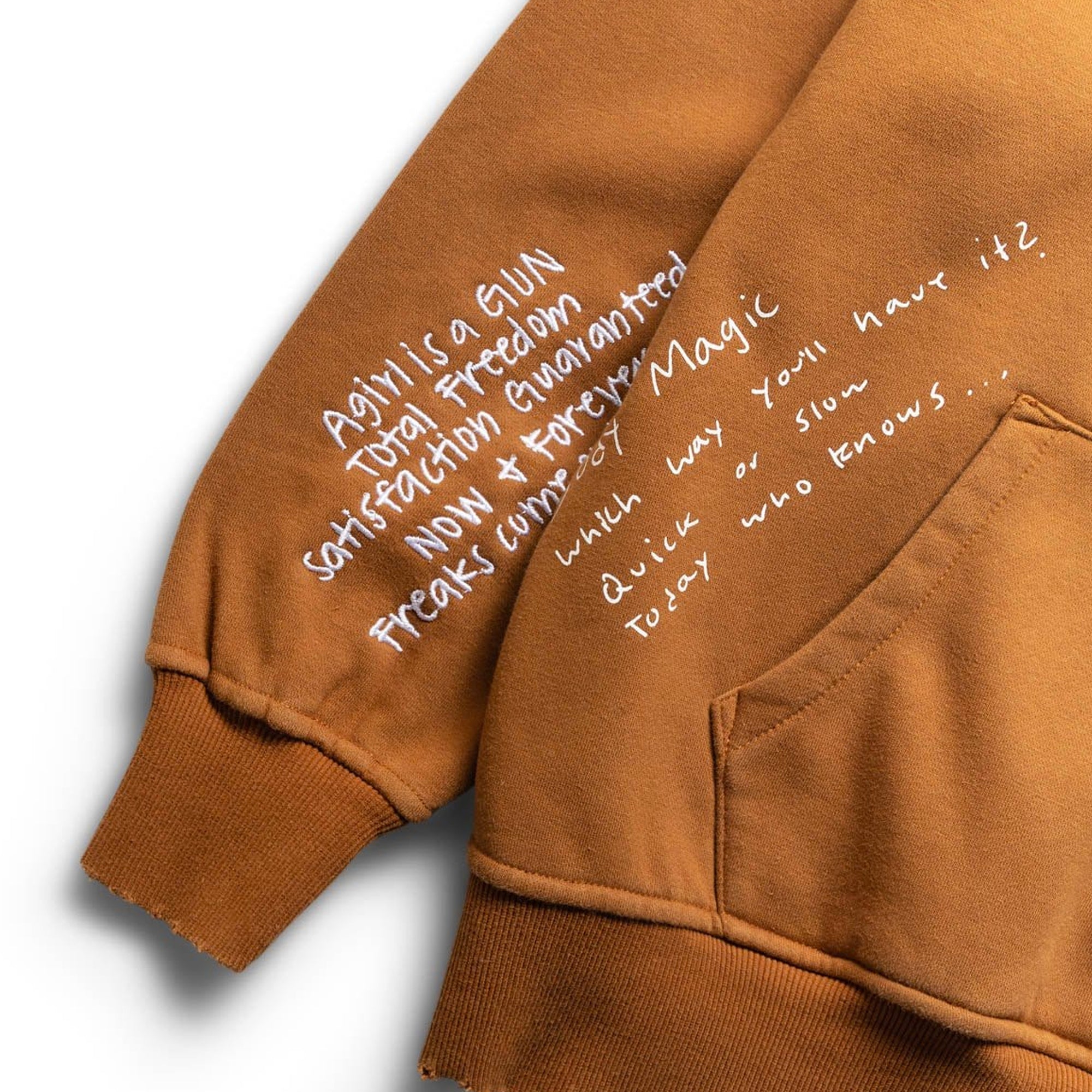 Pleasures Mens Remote Hoodie 'Brown'