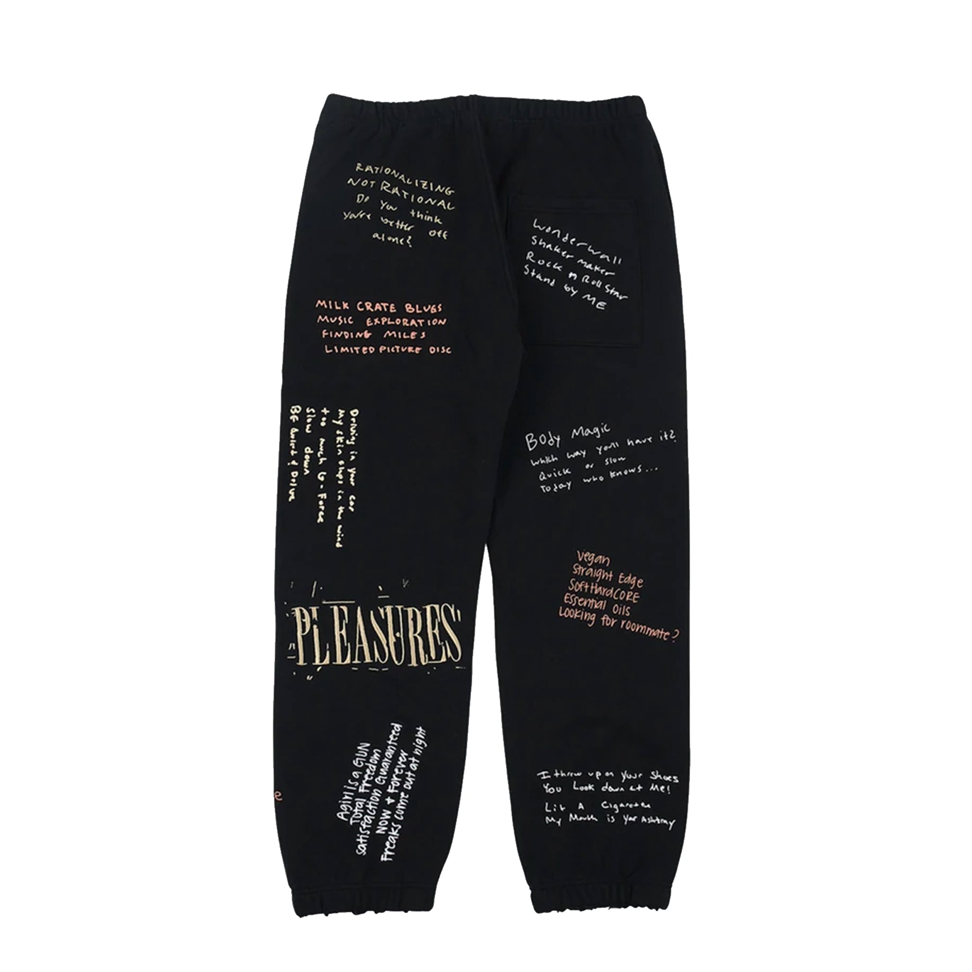 Pleasures Mens Remote Sweatpant 'Black'