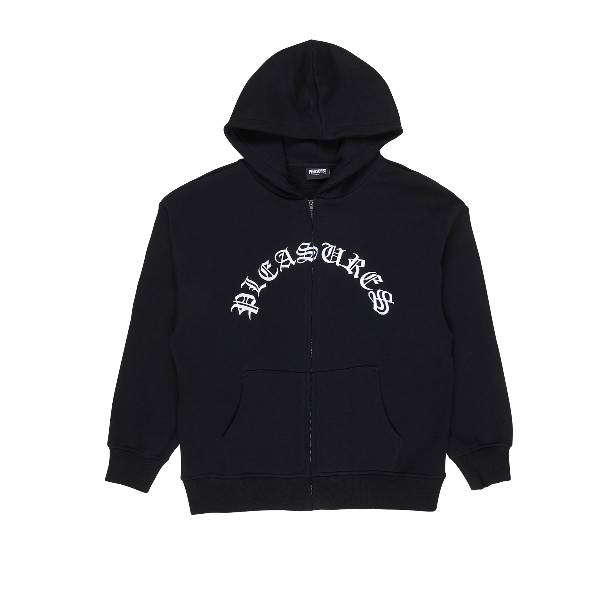 Pleasures Mens Together Zip Hoodie 'Black'