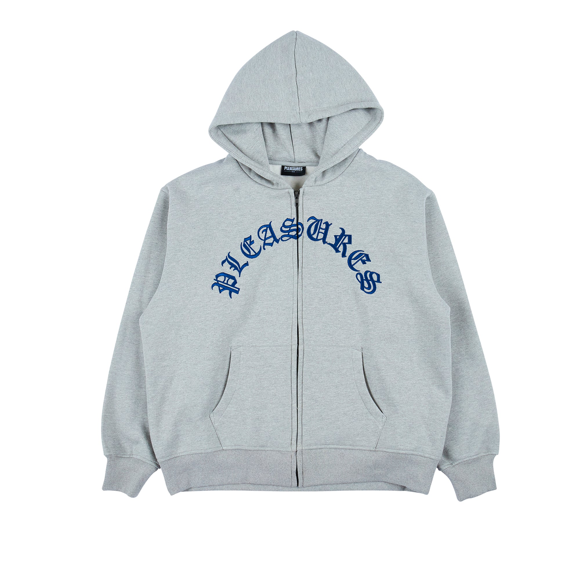 Pleasures Mens Together Zip Hoodie 'Grey'