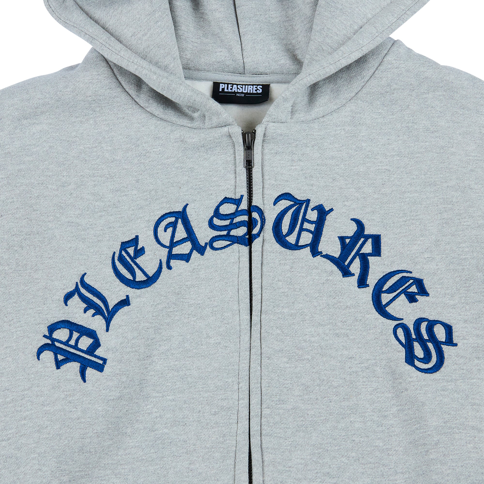 Pleasures Mens Together Zip Hoodie 'Grey'