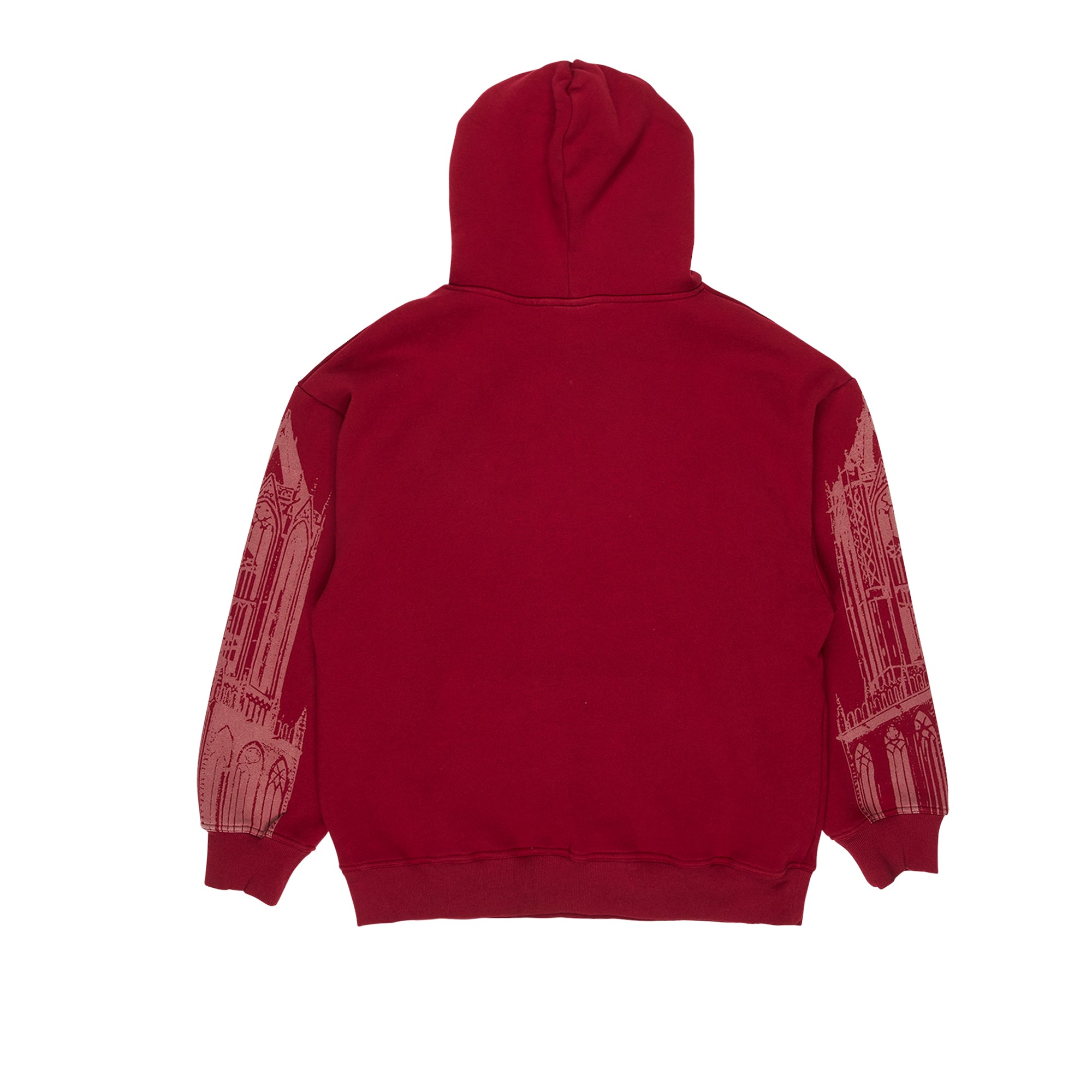 Pleasures Mens Warsaw Hoodie 'Burgundy'