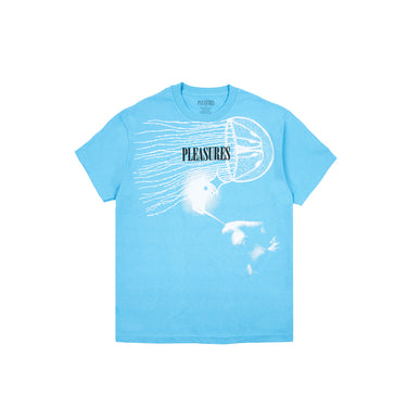 Pleasures Mens Glow T-Shirt 'Carolina Blue'