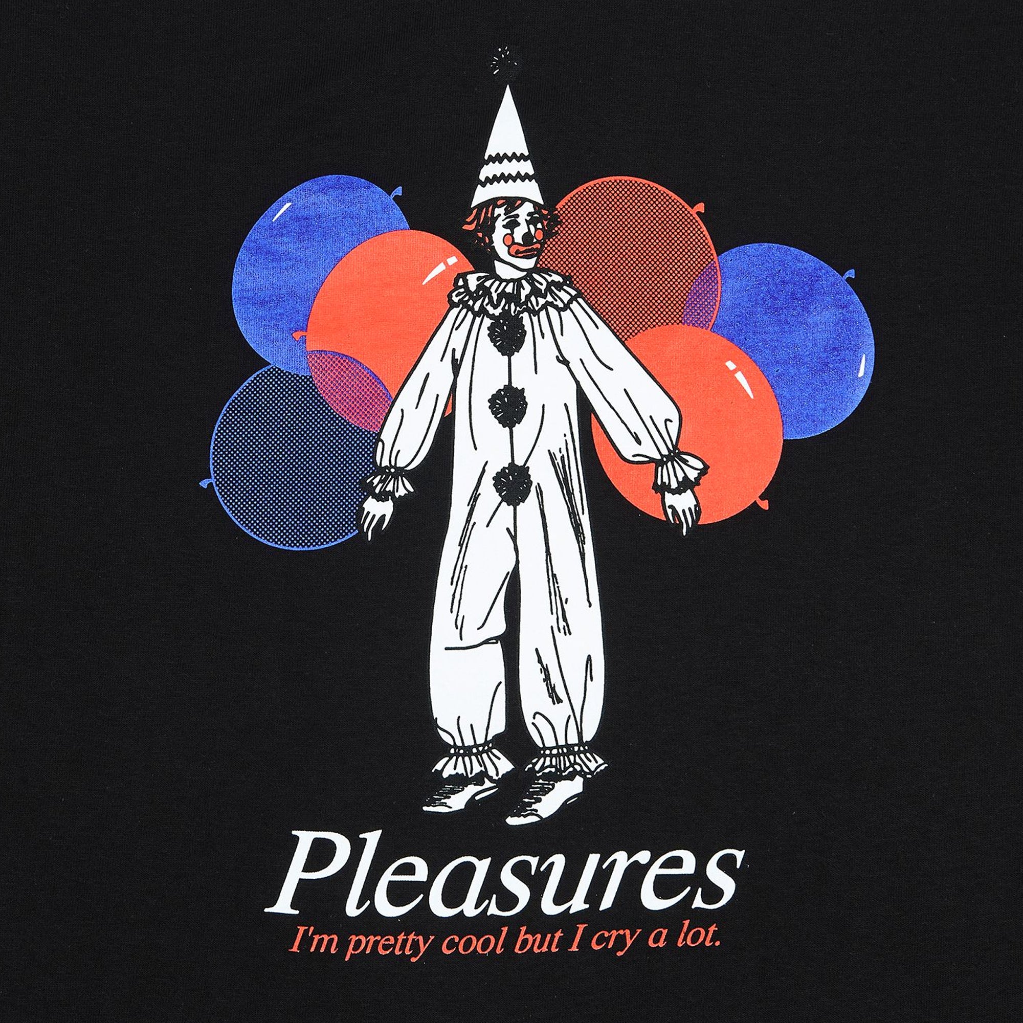 Pleasures Mens Amused T-Shirt 'Black'