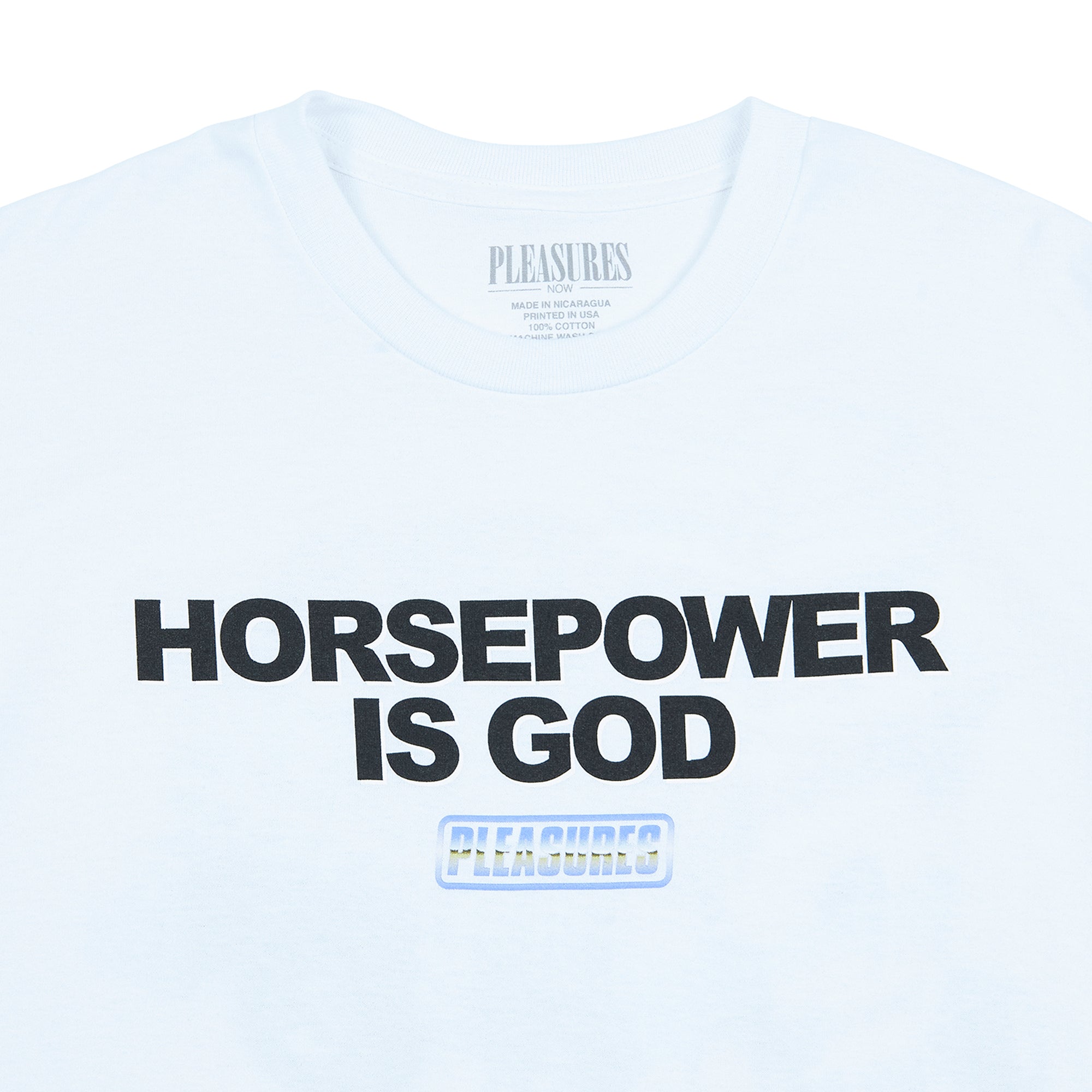 Pleasures Mens Horsepower T-Shirt 'White'